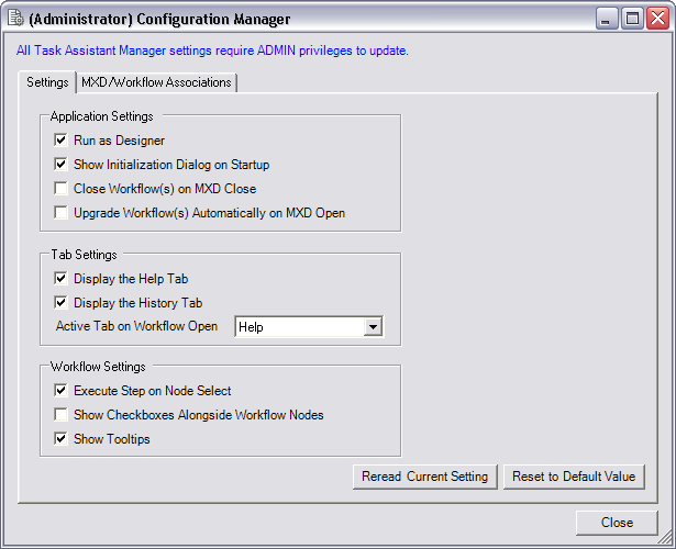 (Administrator) Configuration Manager dialog box