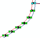 Selected displacement links