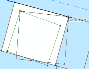 Snapping vertex to existing fabric point