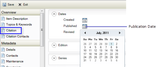 Select a date to indicate when significant events occurred