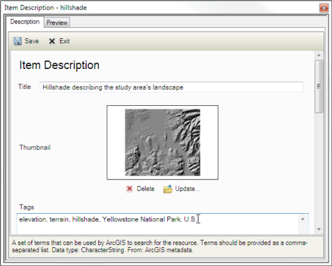 Metadata Styles And Standards Help Arcgis For Desktop