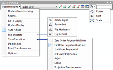 data toolbar