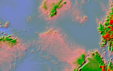 Shaded Relief on mosaic dataset