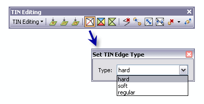 Set TIN Edge Type interactive tool
