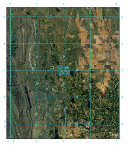 MGRS grid example