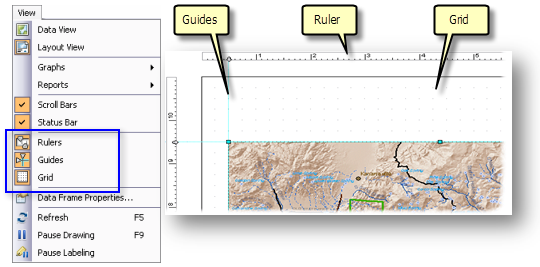 A Quick Tour Of Page Layouts Help Arcgis For Desktop