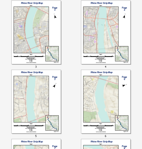 Strip map example