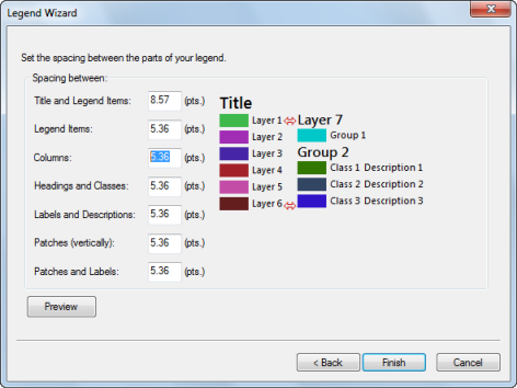 arcmap layout background color view with Desktop legendsâ€”Help ArcGIS Working for