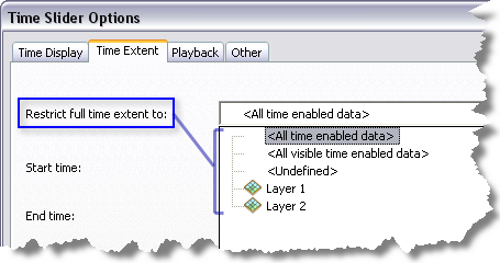 Full Time Extent options