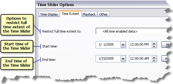 Time Slider Options