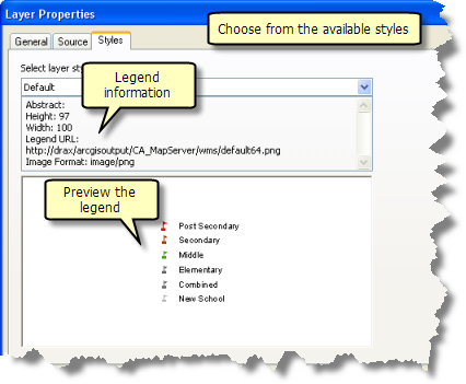 arcgis use a usgs wms url