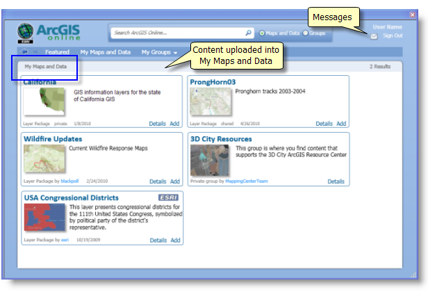 Using Arcgis Online In Arcgis For Desktop Applications Help Arcgis For Desktop