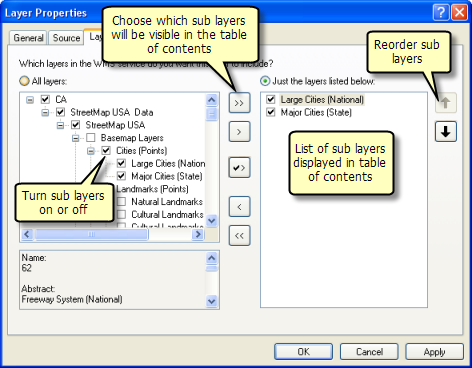 arcgis use a usgs wms url