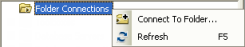 Adding a folder connection