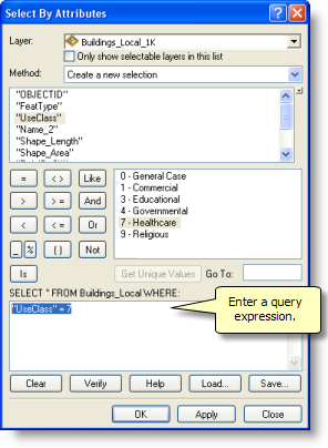 select by attribute arcgis