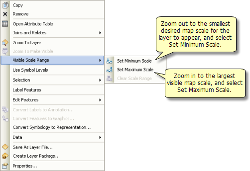 Displaying Layers At Certain Scales Help Arcgis For Desktop