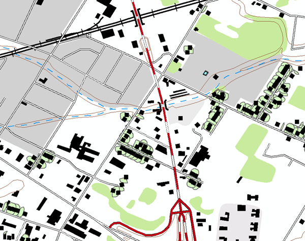 Exercise 5 map display after the parameter changes.