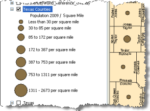 Working With The Classification Legend Help Arcgis For Desktop