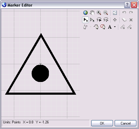 The Marker Editor dialog box is used to modify representation markers