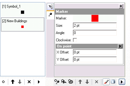 Marker symbol size set to 2 pt