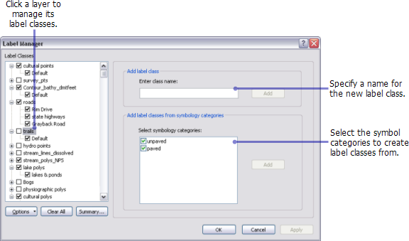 label manager arcgis 10.4