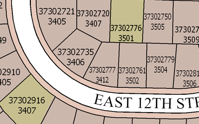 Labels after applying Maplex Label Engine parameters