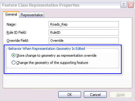 Representations have one of two editing behaviors.