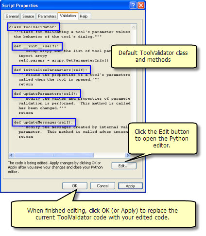 Validation panel