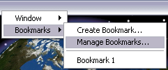 Open the Bookmarks Manager