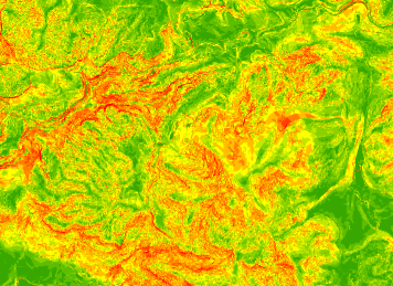 Example of slope analysis