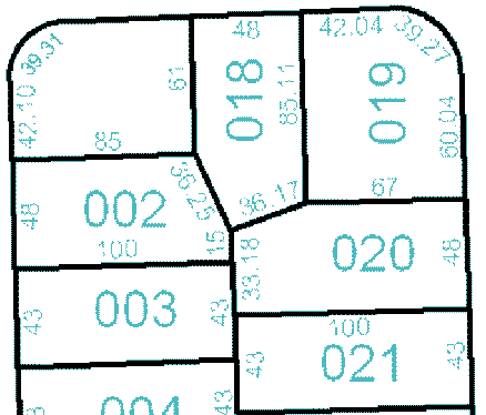 All the raster cells representing text are selected