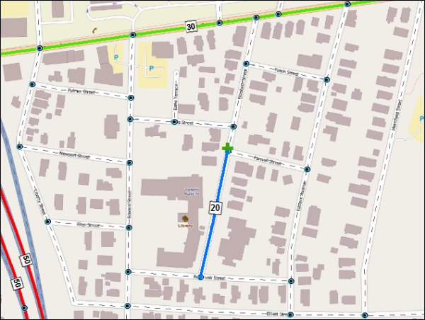 The green plus symbol appears in the to measure location of the previous section