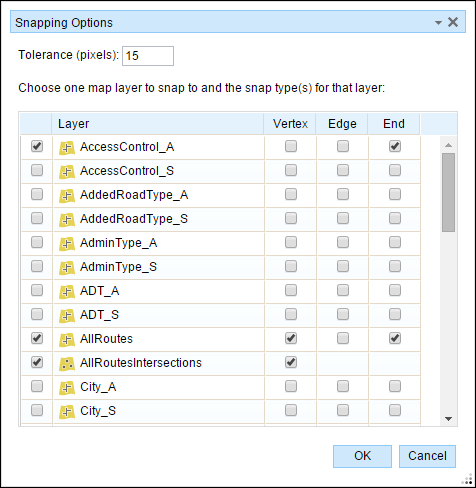 Enable snapping on multiple layers