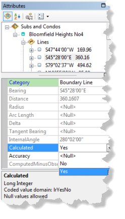 Updating line attributes