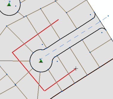 Name parcels sequentially using line segments