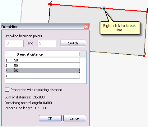 Breakline tool