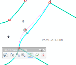 Move a parcel point