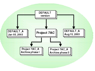 Creating versions for archiving purposes