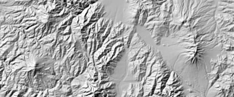 Example hillshaded image