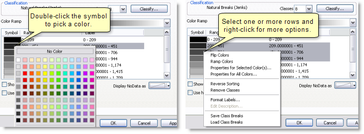 Symbol options