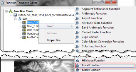 Insert a Local Function on the first branch