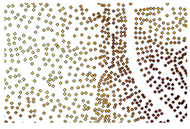 Mass points with Z height values are Tin data sources.