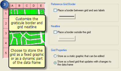 Grids and Graticules Wizard - Creating reference grids