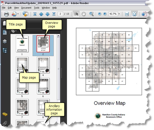 Example multipage mapbook