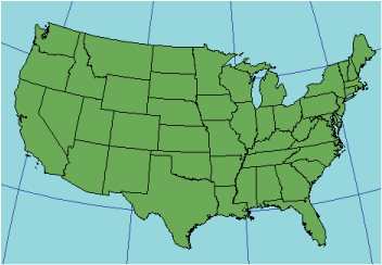 Illustration of Chamberlin trimetric projection