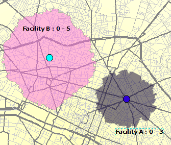 Service Area analysis