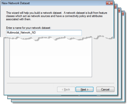 The New Network Dataset wizard