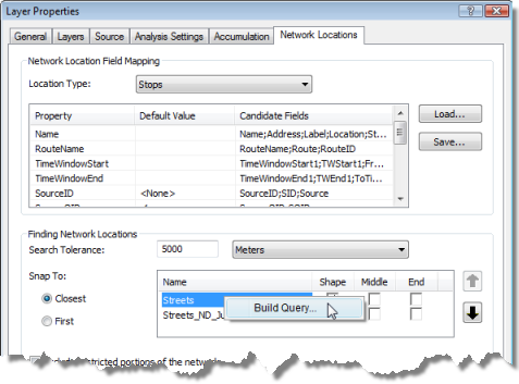 Opening the Query Builder dialog box