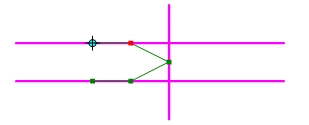 Example of clicking multiple vertices