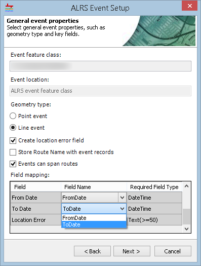 Field mapping